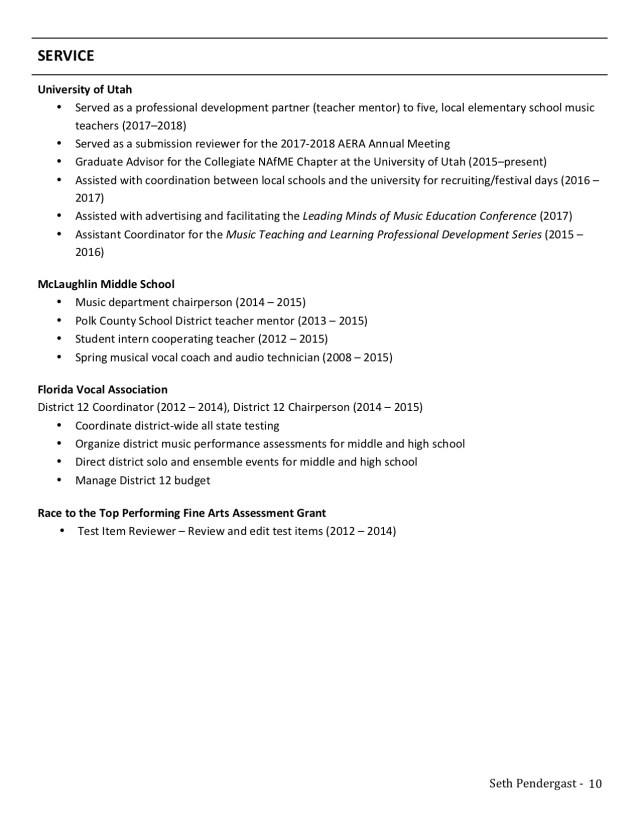 Seth Pendergast CV 04.05.18 10